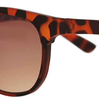 Mini boys brown flat top sunglasses